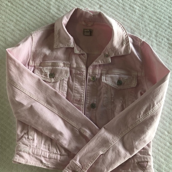 Pink Guess Jean Jacket - Picture 5 of 5